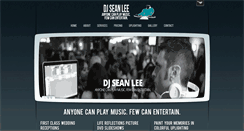 Desktop Screenshot of djseanlee.com